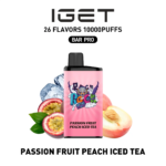 Passion Fruit Peach Ice Tea